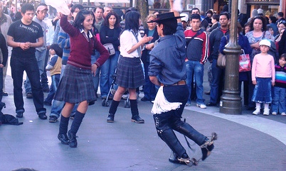 Bailando cueca