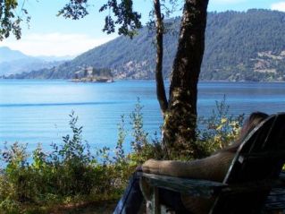 View From the Calafquen Lake, Chile Tourism