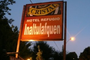 Hosteria Inaltulafquen Sign, Lican Ray Hosteria Inaltulafquen Sign, Lican Ray