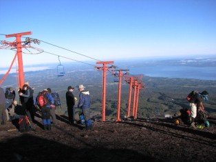 Subida del Volcan