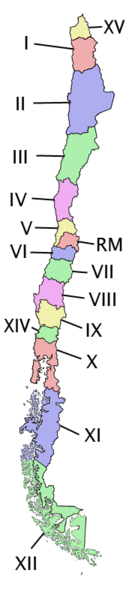 Regions du Chili, Geographie du Chili