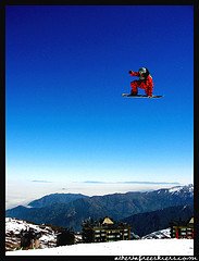 Skiing in Farrellones, skiing in Chile