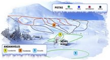 Pistas Antuco, ski maps